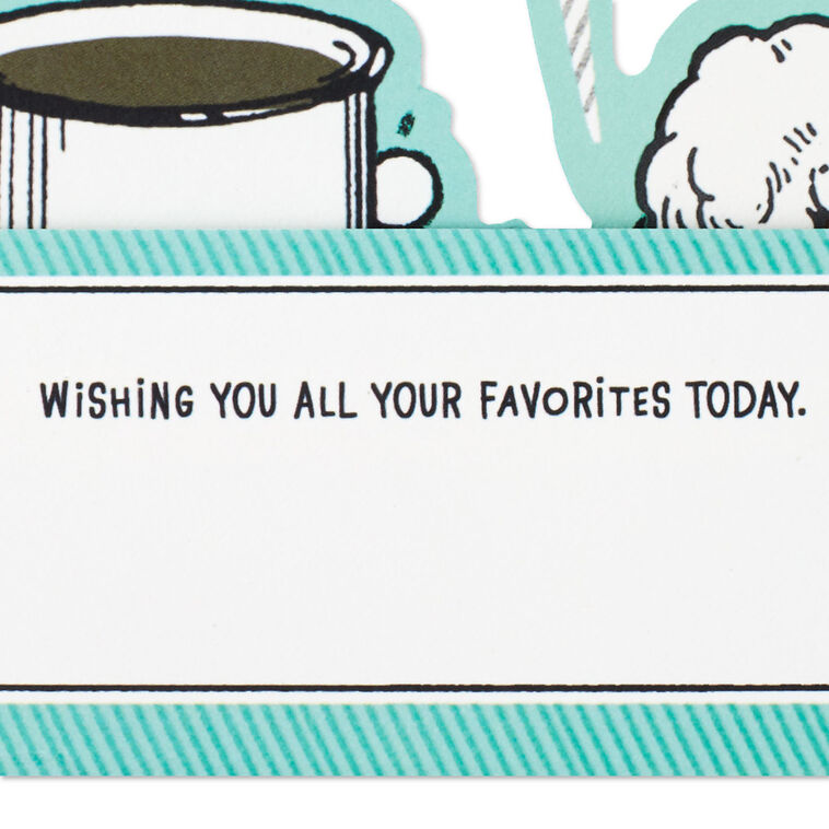 Hallmark Beer Vs. Coffee Funny 3D Pop-Up Birthday Card