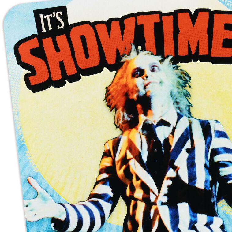 Hallmark Beetlejuice It's Showtime Pop-Up Birthday Card