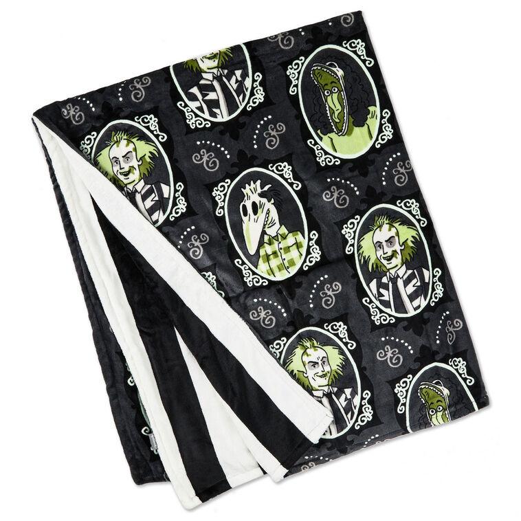 Hallmark Beetlejuice™ Glow-in-the-Dark Throw Blanket 50x60