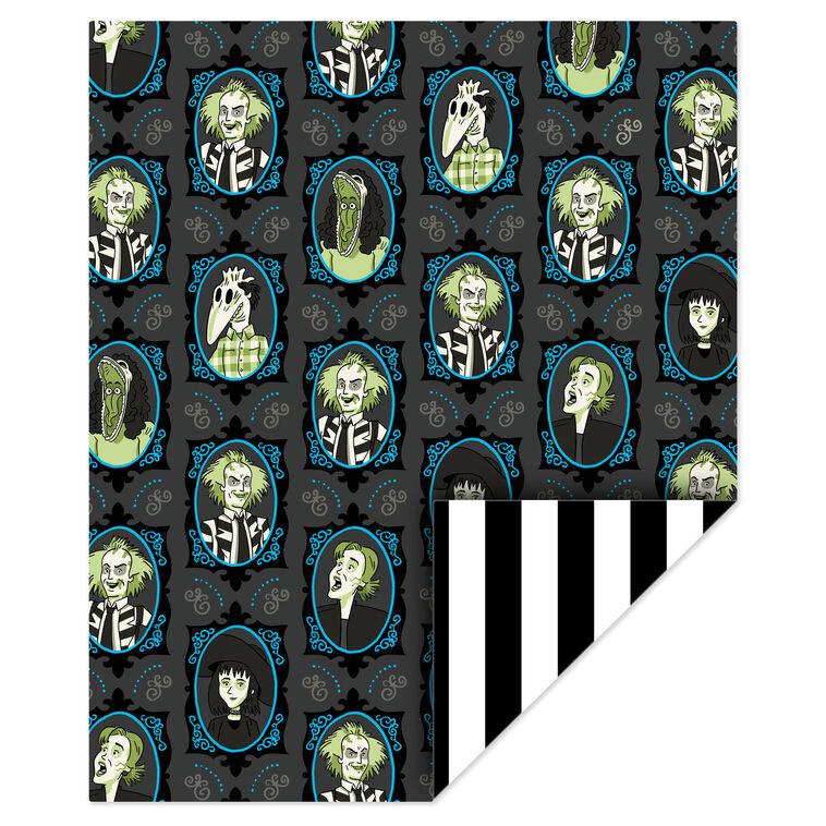 Hallmark Beetlejuice™ Glow-in-the-Dark Throw Blanket 50x60