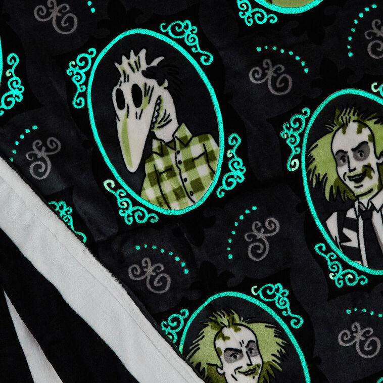 Hallmark Beetlejuice™ Glow-in-the-Dark Throw Blanket 50x60