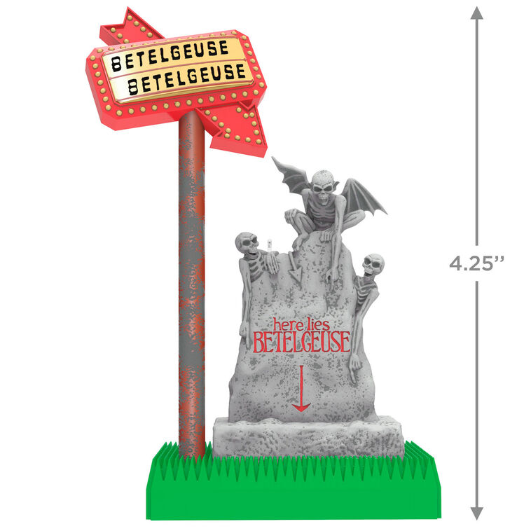 Hallmark Beetlejuice™ Here Lies Beetlejuice™ Ornament With Light