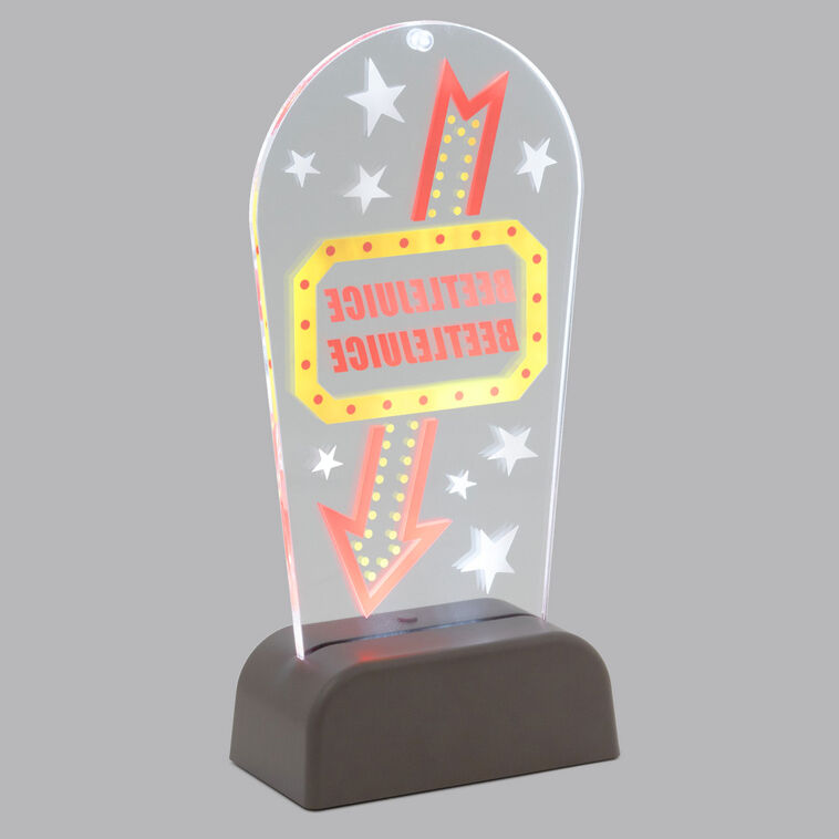 Hallmark Beetlejuice™ Light-Up Tabletop Sign 10.5"