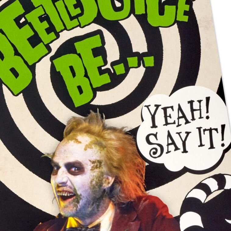 Hallmark Beetlejuice™ Say It's Happy Funny Musical Halloween Card
