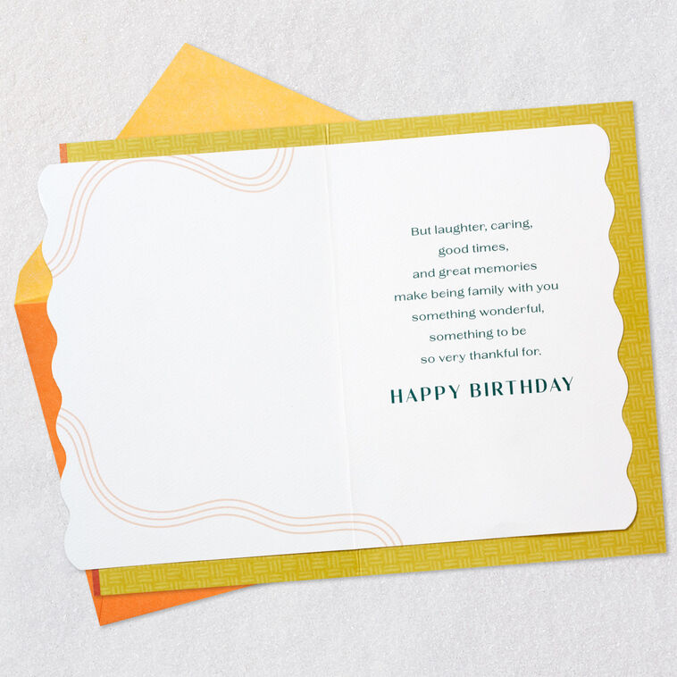 Hallmark Being Family With You Is Wonderful Birthday Card For Son-in-Law