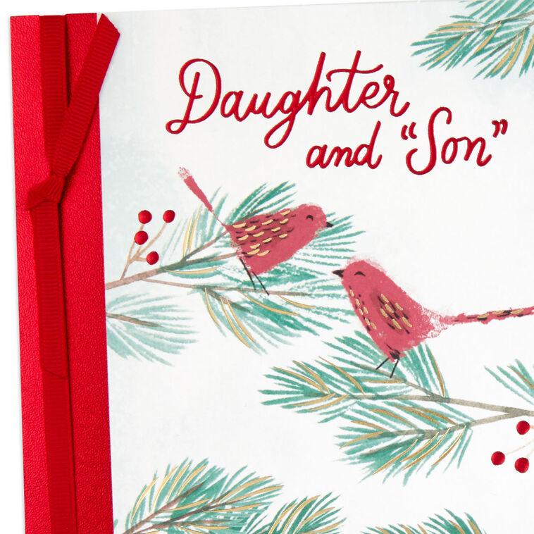 Hallmark Being Part Of Your Lives Christmas Card For Daughter And Her Husband