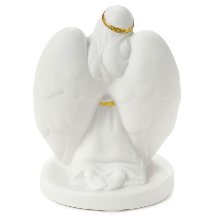 Hallmark Bereavement Angel Figurine Tea-Light Holder 4.87"