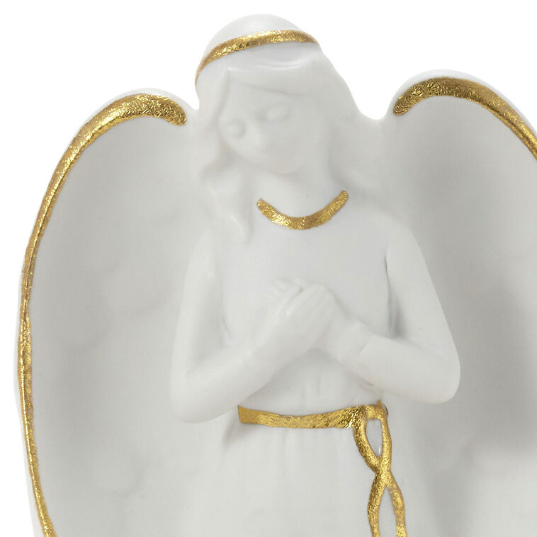 Hallmark Bereavement Angel Figurine Tea-Light Holder 4.87"