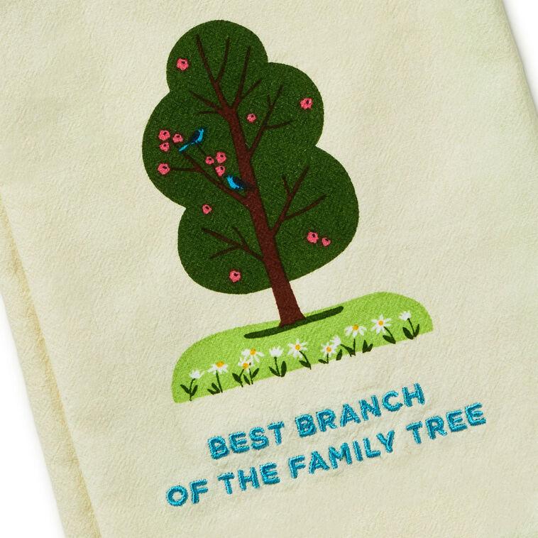 Hallmark Best Branch Of The Family Tree Tea Towel 18x26