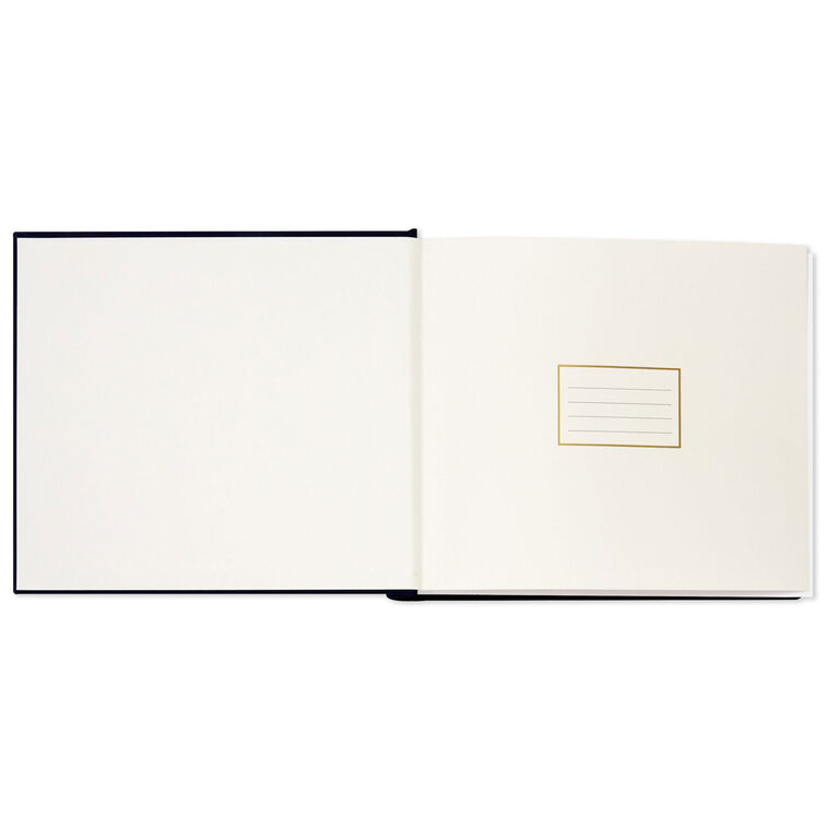 Hallmark Best Day Ever Gold On Navy Linen Photo Album