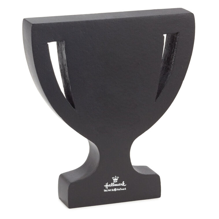 Hallmark Best Grandpa Ever Trophy-Shaped Quote Sign 5.3x6