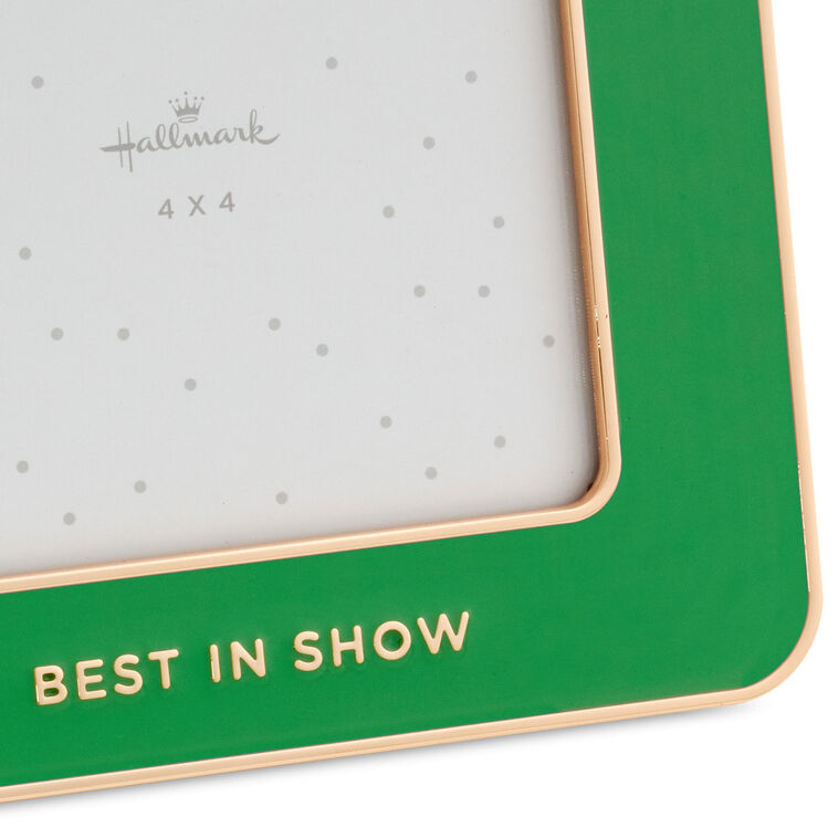 Hallmark Best In Show Green Enamel Picture Frame 4x4