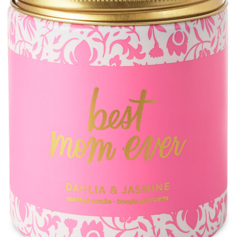 Hallmark Best Mom Ever Dahlia And Jasmine Scented Jar Candle 7 Oz