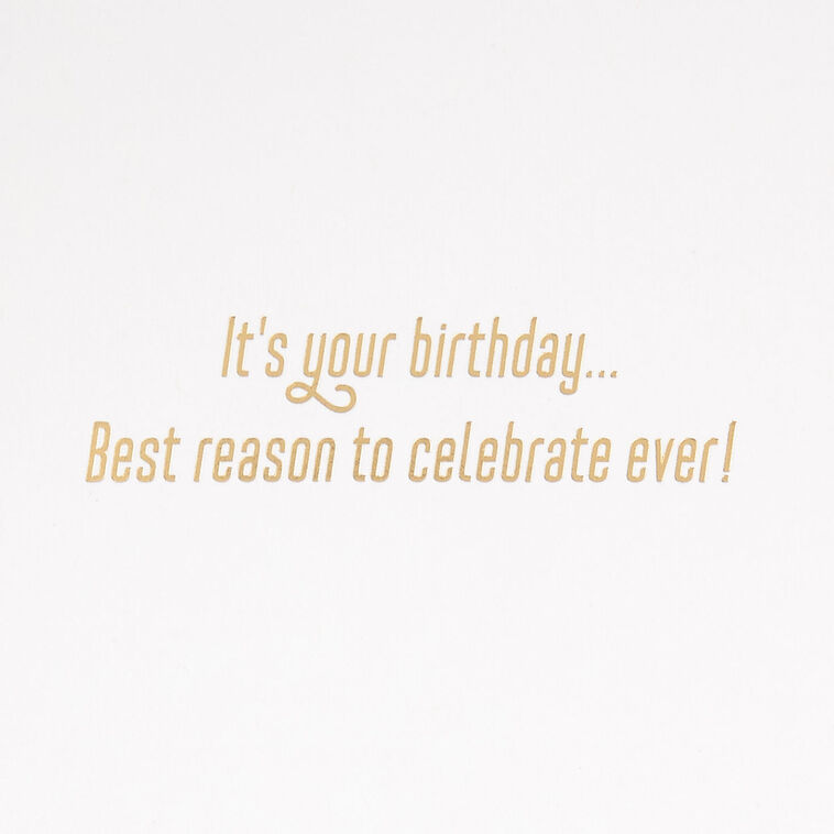 Hallmark Best Reason To Celebrate Birthday Card With Party Headband