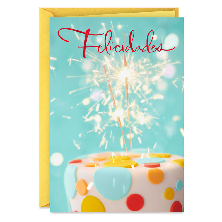 hallmark Best Wishes Spanish-Language Birthday Card