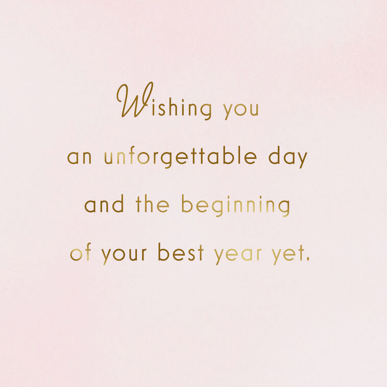Hallmark Best Year Yet Butterflies And Flowers Gift Card Greeting Birthday Card