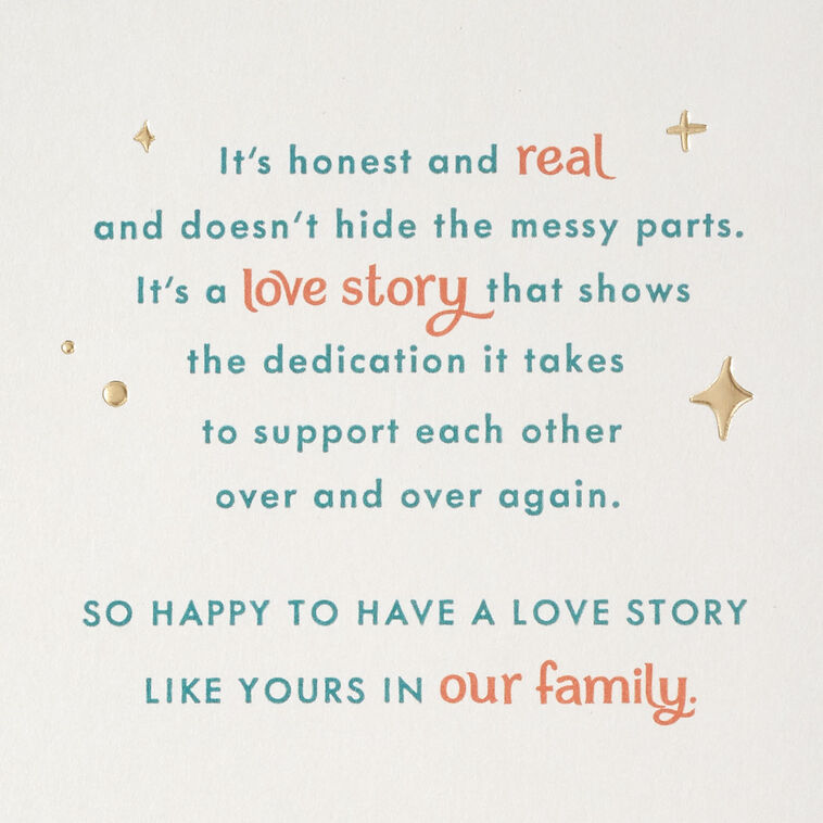 Hallmark Better Than A Fairy Tale Anniversary Card For Family