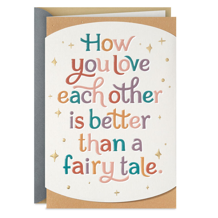hallmark Better Than a Fairy Tale Anniversary Card for Family