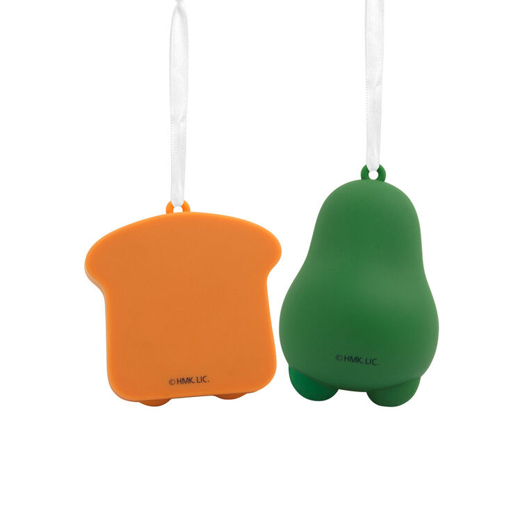 Hallmark Better Together Avocado And Toast Magnetic Hallmark Ornaments Set Of 2