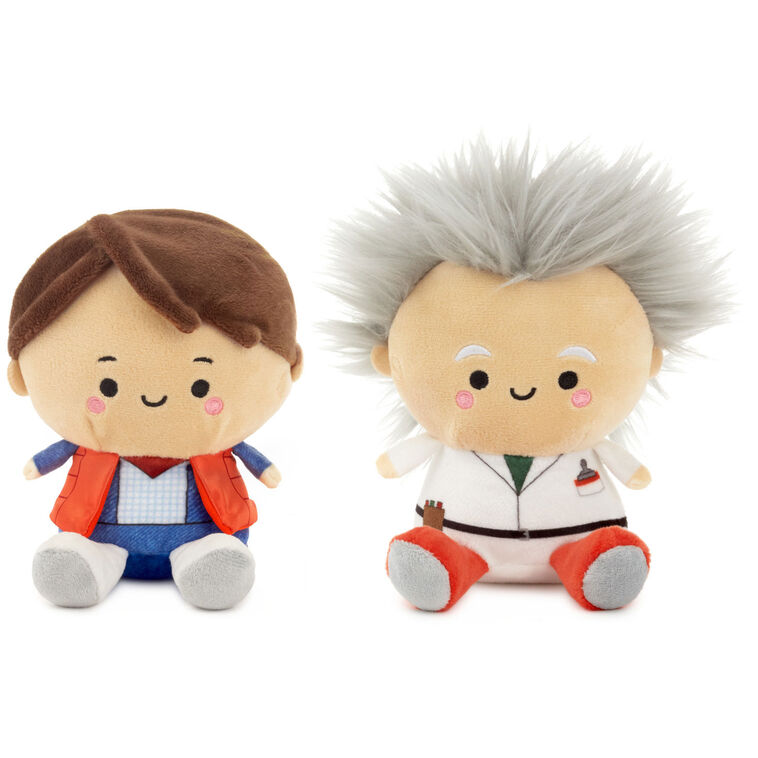 Hallmark Better Together Back To The Future Doc And Marty McFly Magnetic Plush Pair 5.5" H
