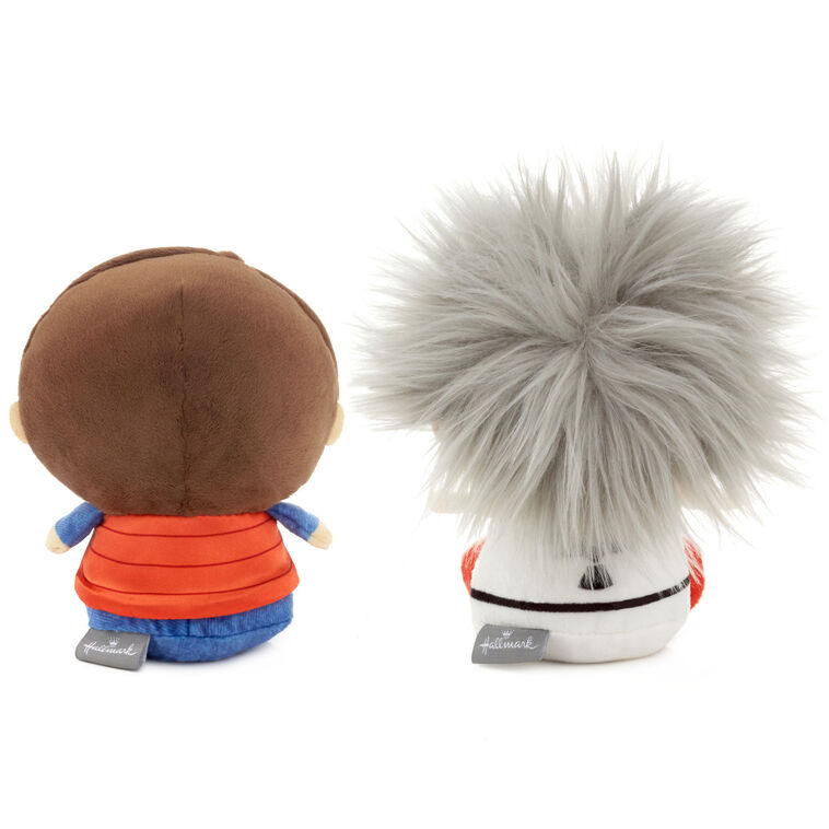 Hallmark Better Together Back To The Future Doc And Marty McFly Magnetic Plush Pair 5.5" H