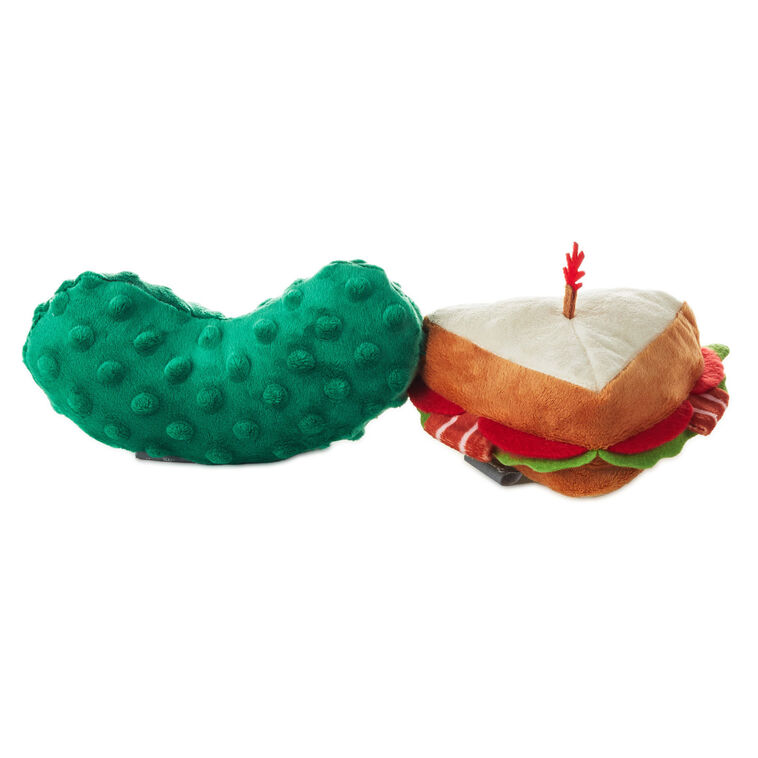 Hallmark Better Together BLT And Pickle Magnetic Plush Pair 4"