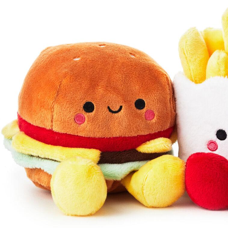 Hallmark Better Together Burger And Fries Magnetic Plush 5"