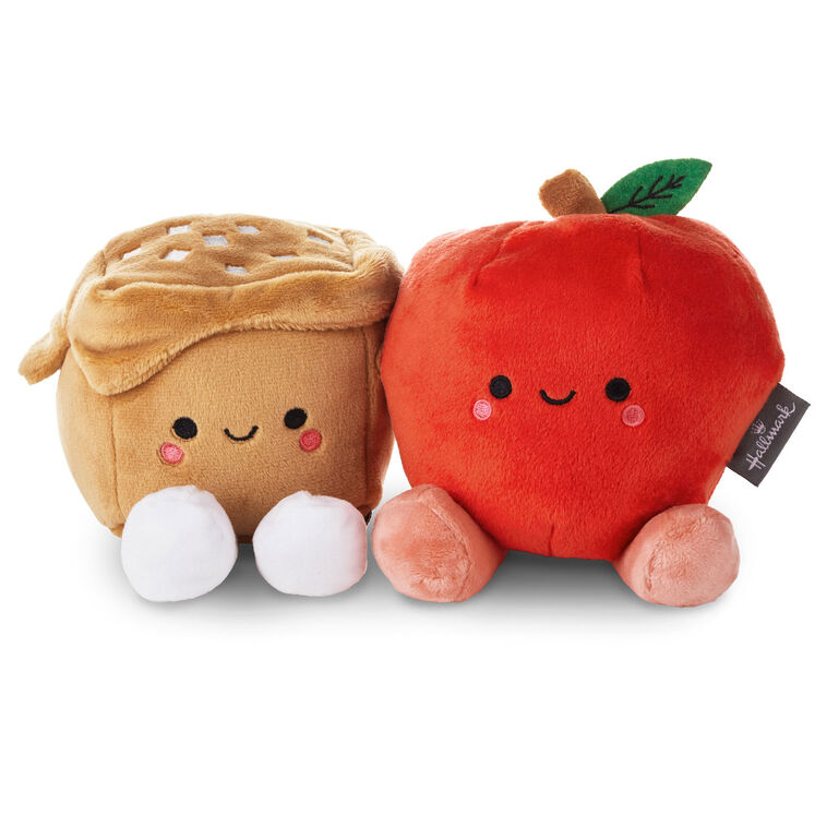 hallmark Better Together Caramel and Apple Magnetic Plush 6.5"