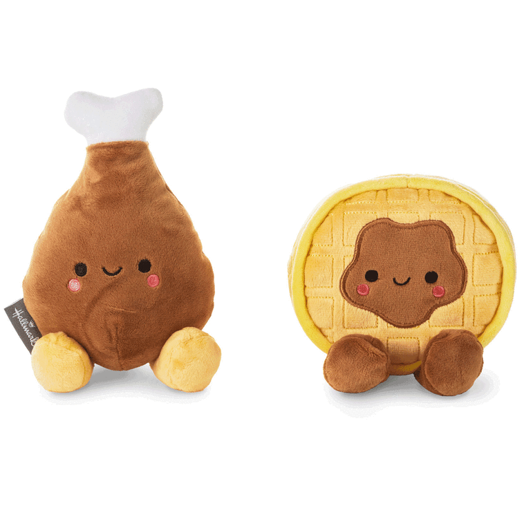 Hallmark Better Together Chicken And Waffle Magnetic Plush 6.75"