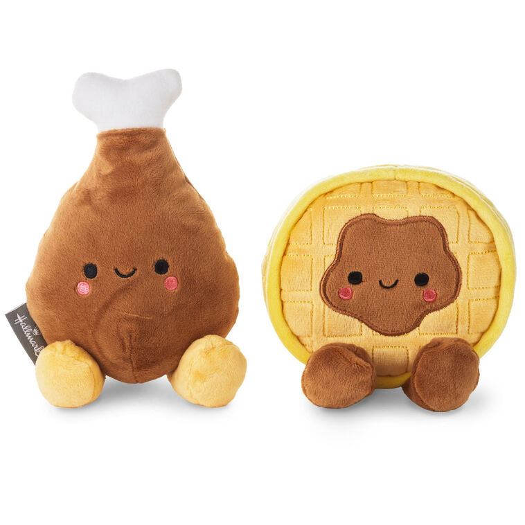Hallmark Better Together Chicken And Waffle Magnetic Plush 6.75"