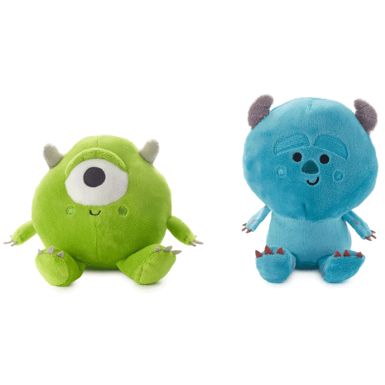 Hallmark Better Together Disney And Pixar Monsters Inc. Mike And Sulley Magnetic Plush 6"