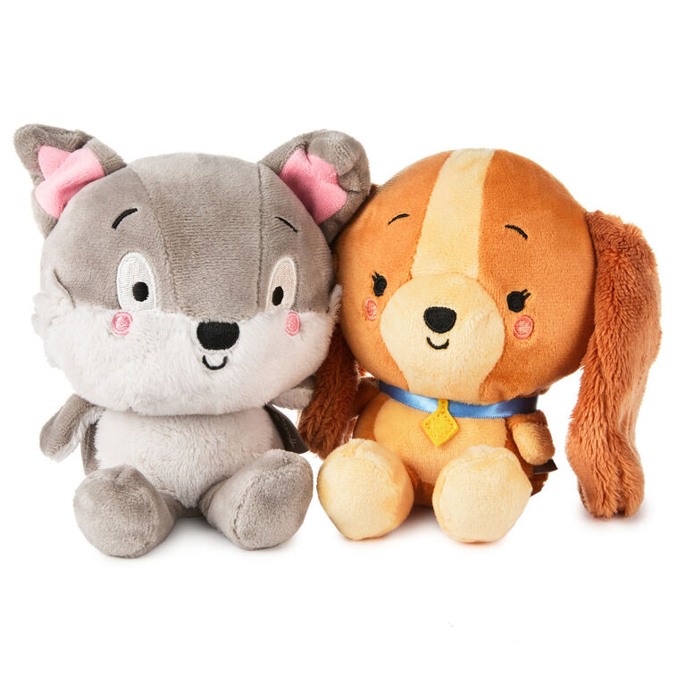 hallmark Better Together Disney Lady and the Tramp Magnetic Plush Pair 5.5"