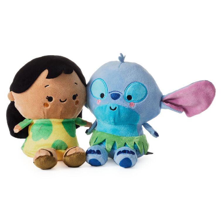 hallmark Better Together Disney Lilo & Stitch Magnetic Plush Pair With Sound 5.75" H