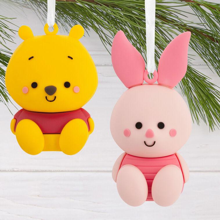 Hallmark Better Together Disney Winnie The Pooh And Piglet Magnetic Hallmark Ornaments Set Of 2