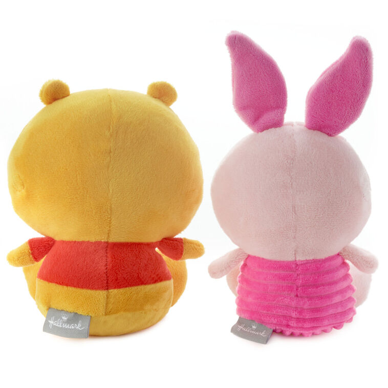 Hallmark Better Together Disney Winnie The Pooh And Piglet Magnetic Plush 5"