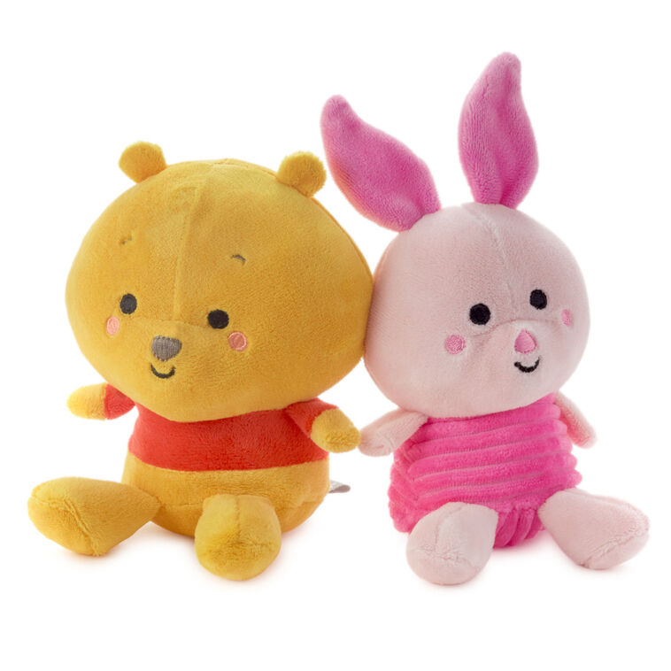 hallmark Better Together Disney Winnie the Pooh and Piglet Magnetic Plush 5"