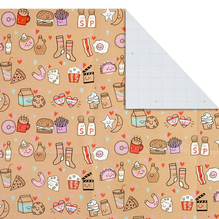 hallmark Better Together Flat Wrapping Paper With Gift Tags 3 sheets