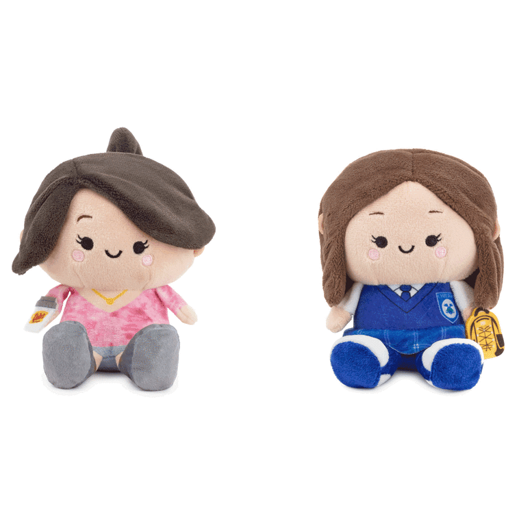 Hallmark Better Together Gilmore Girls Lorelai And Rory Magnetic Plush Pair 4.75" H