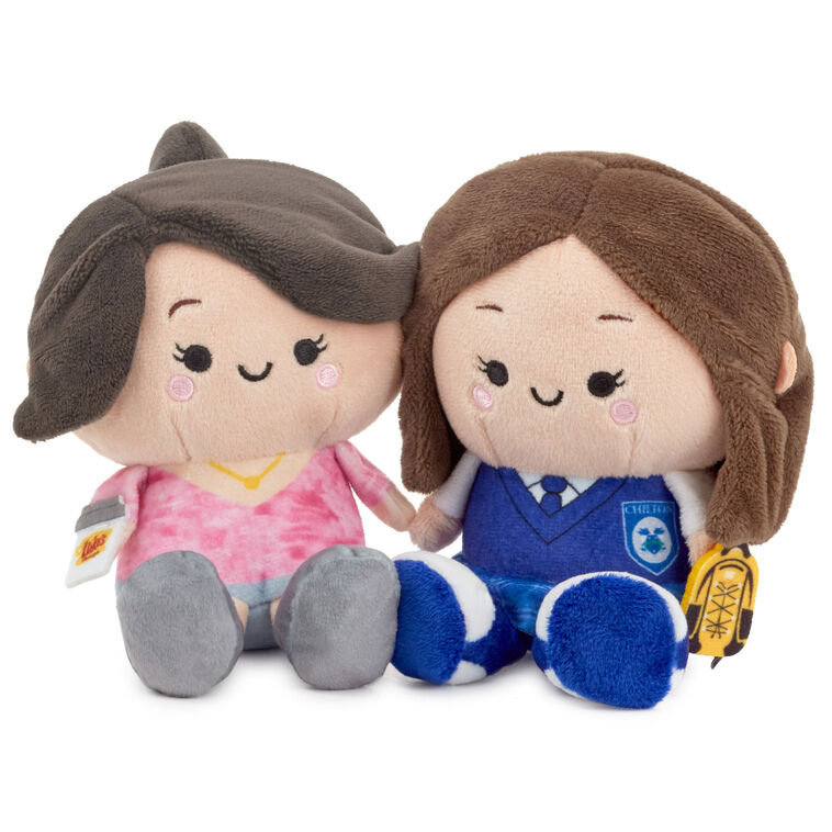 hallmark Better Together Gilmore Girls Lorelai and Rory Magnetic Plush Pair 4.75" H