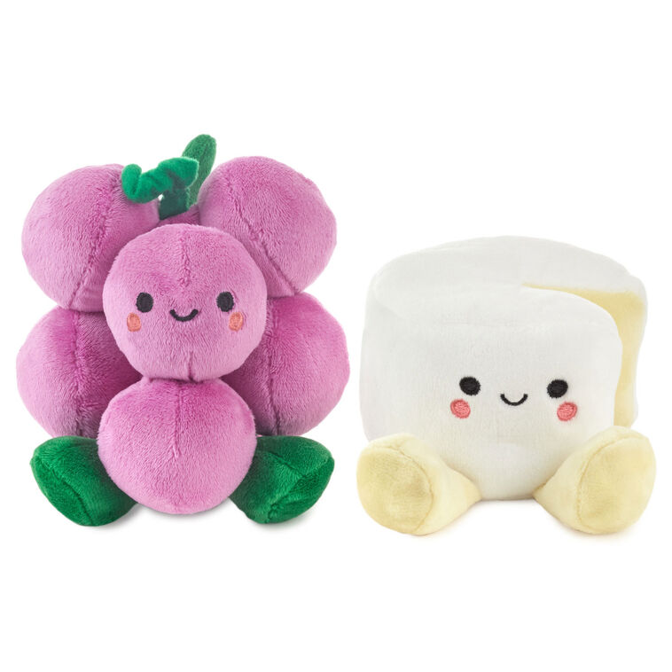 Hallmark Better Together Grapes And Cheese Magnetic Plush 5.75"