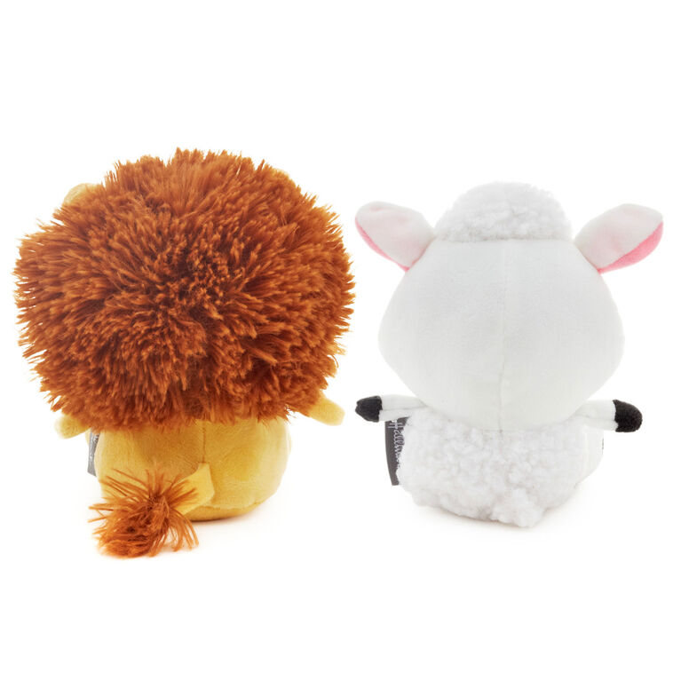 Hallmark Better Together Lion And Lamb Magnetic Plush Pair 5.25"