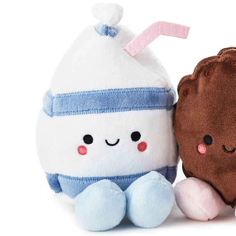 Hallmark Better Together Milk And Cookie Magnetic Plush 6"
