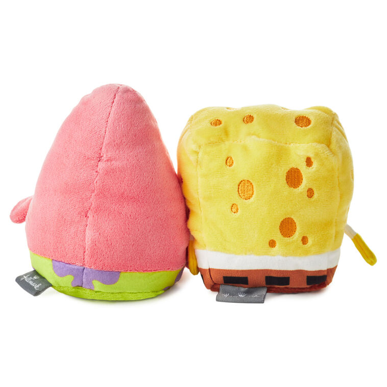Hallmark Better Together Nickelodeon SpongeBob And Patrick Magnetic Plush Pair 5.75"