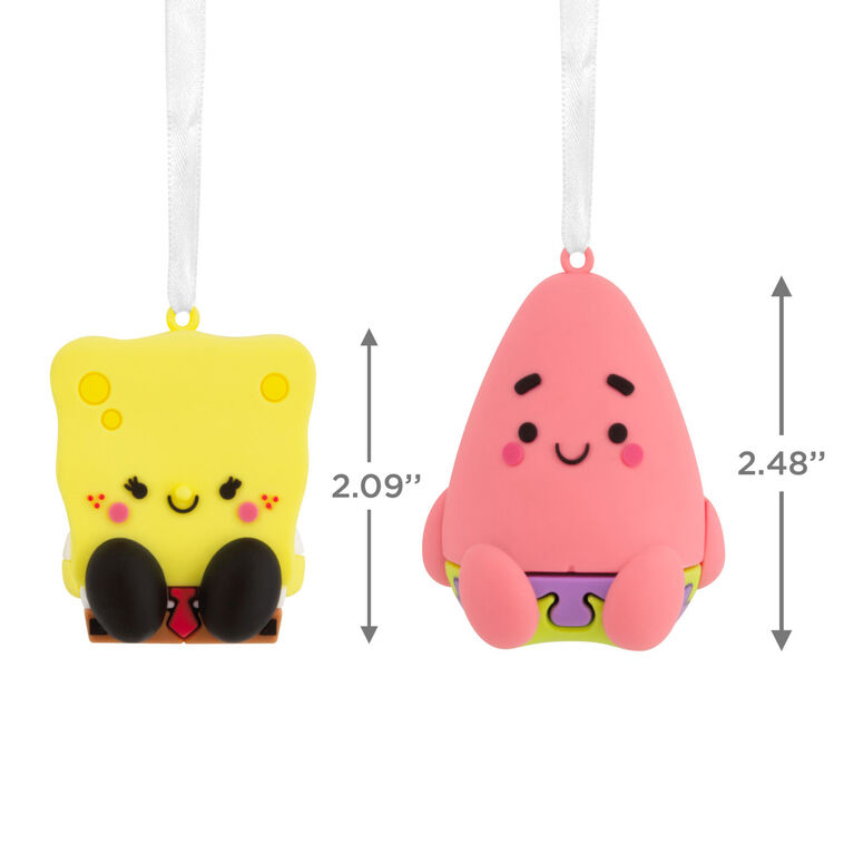 Hallmark Better Together Nickelodeon SpongeBob SquarePants And Patrick Star Magnetic Hallmark Ornaments Set Of 2
