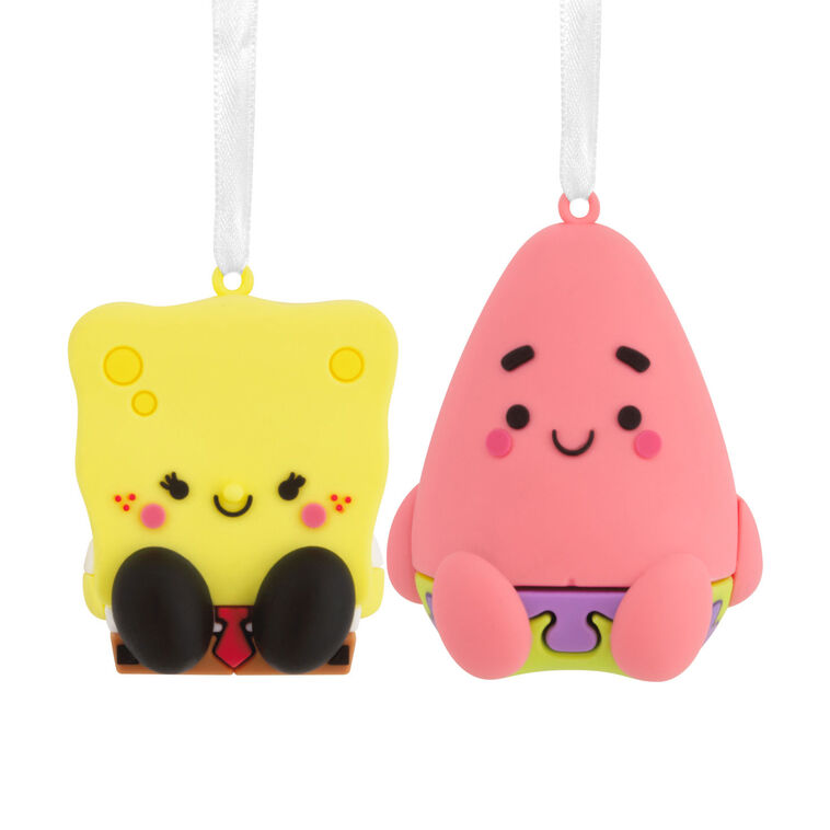 hallmark Better Together Nickelodeon SpongeBob SquarePants and Patrick Star Magnetic Hallmark Ornaments Set of 2
