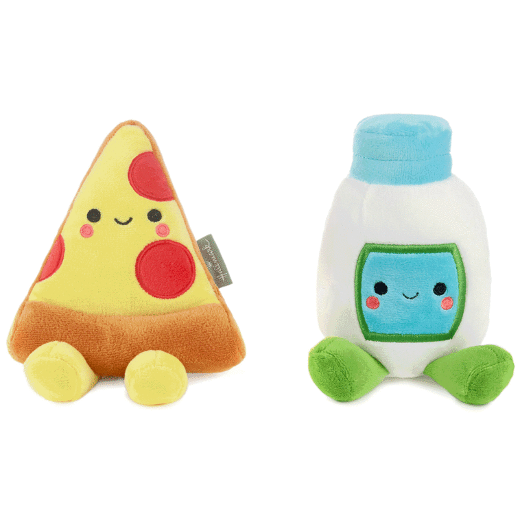 Hallmark Better Together Pizza And Ranch Magnetic Plush Pair 5.5"