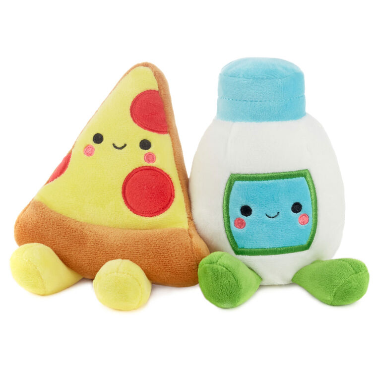 hallmark Better Together Pizza and Ranch Magnetic Plush Pair 5.5"