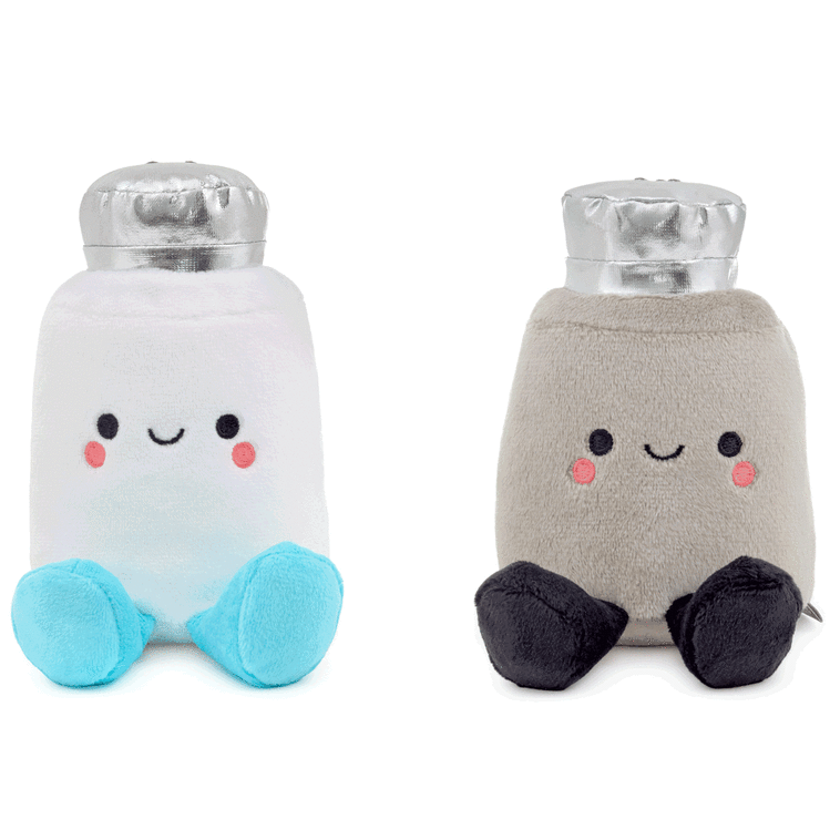 Hallmark Better Together Salt And Pepper Magnetic Plush Pair 5"