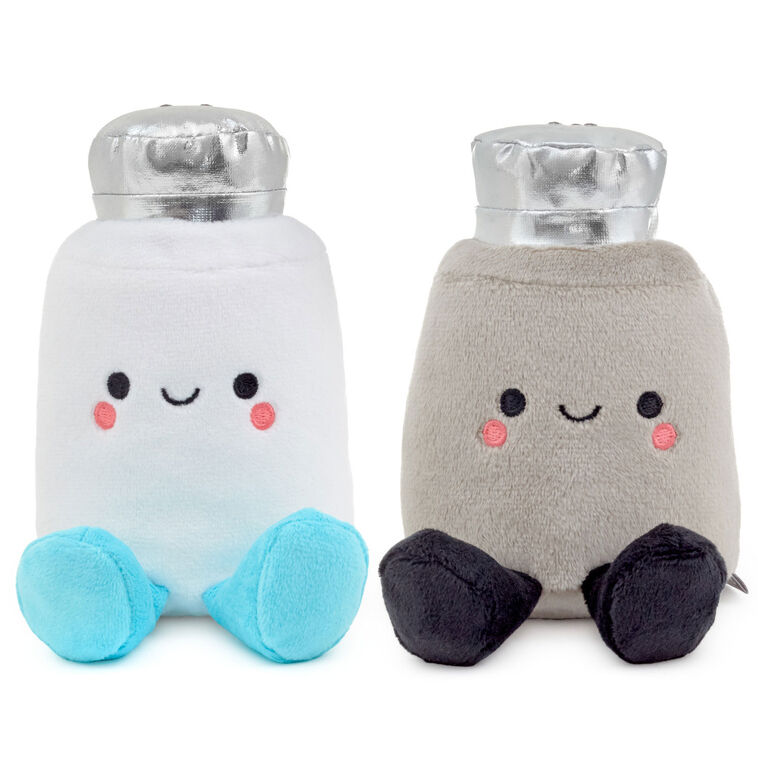 Hallmark Better Together Salt And Pepper Magnetic Plush Pair 5"