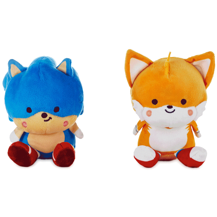 Hallmark Better Together SEGA Sonic The Hedgehog™ And Tails Magnetic Plush Pair 5.2"